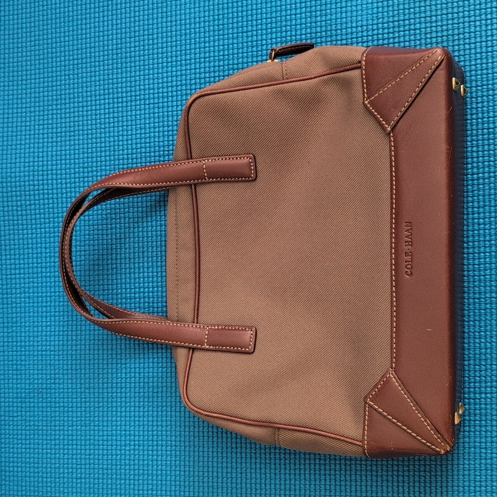 Vintage Cole Haan Brown Mini Handbag (8x11 in.)
